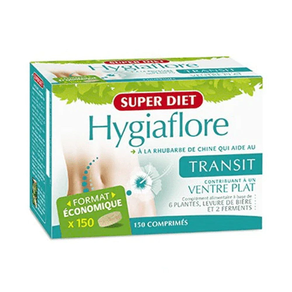 Hygiaflore Transit Comprimés Super Ventre Plat Diet 150 Comprimés