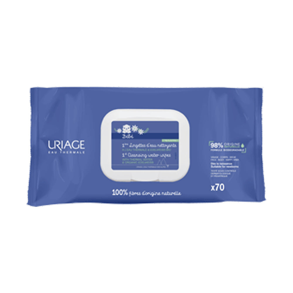 🎁Uriage BÉBÉ 1ères Lingettes Nettoyantes 70pièces