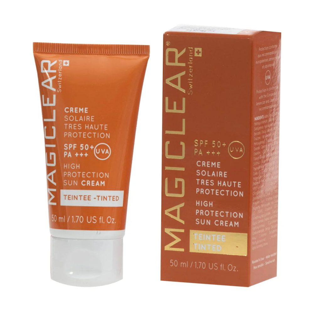 Magiclear Crème Solaire TEINTÉE SPF 50+ PA+++ – 50ml Magiclear Crème Solaire TEINTÉE SPF 50+ PA+++ – 50ml