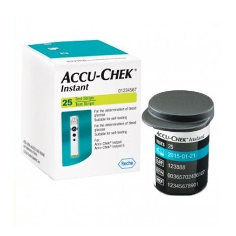 Accu-Chek Instant Bandelettes Réactives 25 Pièces
