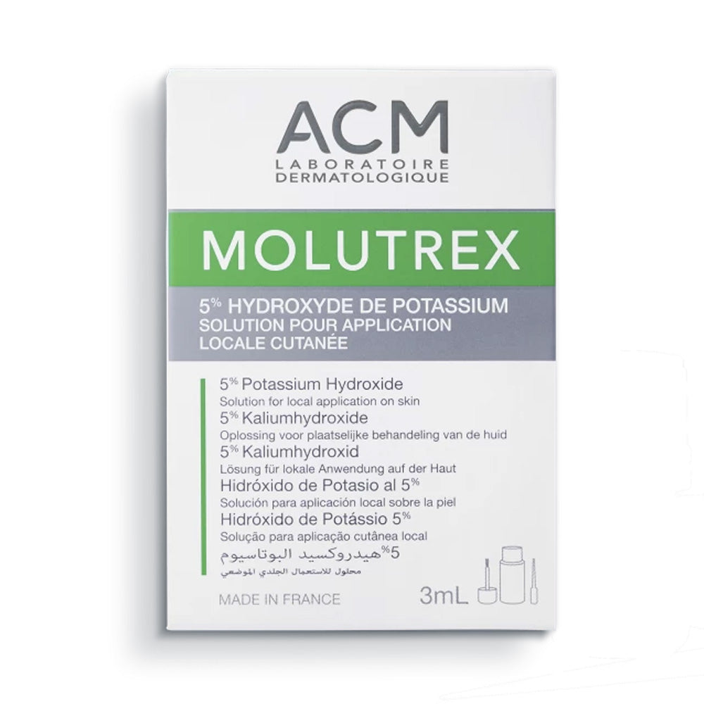 Acm Molutrex 5% Hydroxide De Potassium Solution Cutanée Avec Applicateur 3ml
