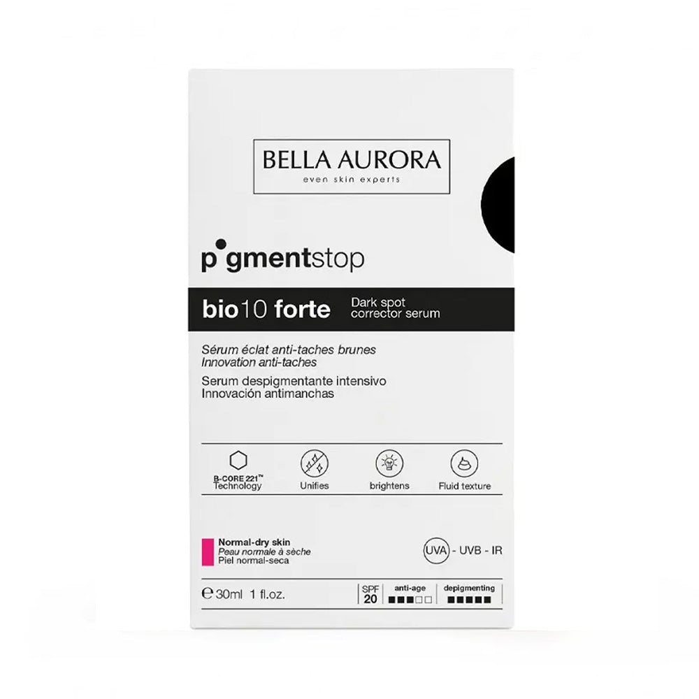 Bella Aurora Bio10 Forte Pigment Stop Peau Normale à Sèche 30ml