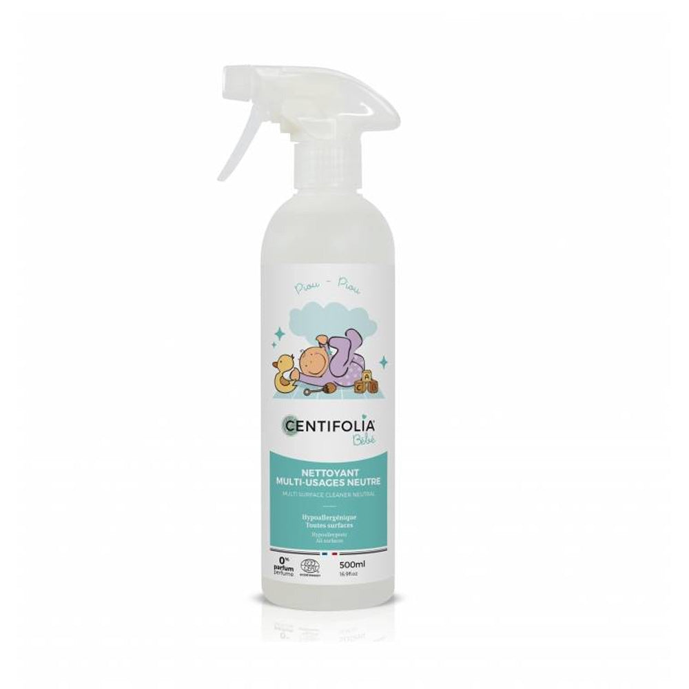 Centifolia Bébé Nettoyant Multi-Usage Neutre Spray 500ml Centifolia Bébé Nettoyant Multi-Usage Neutre Spray 500ml