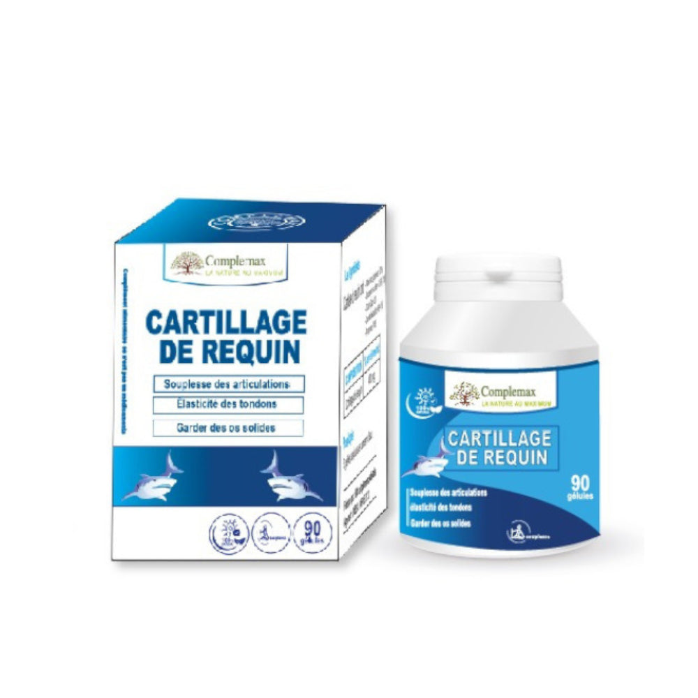Complemax Cartillage De Requin 400mg 90 Gélules Complemax Cartillage De Requin 400mg 90 Gélules
