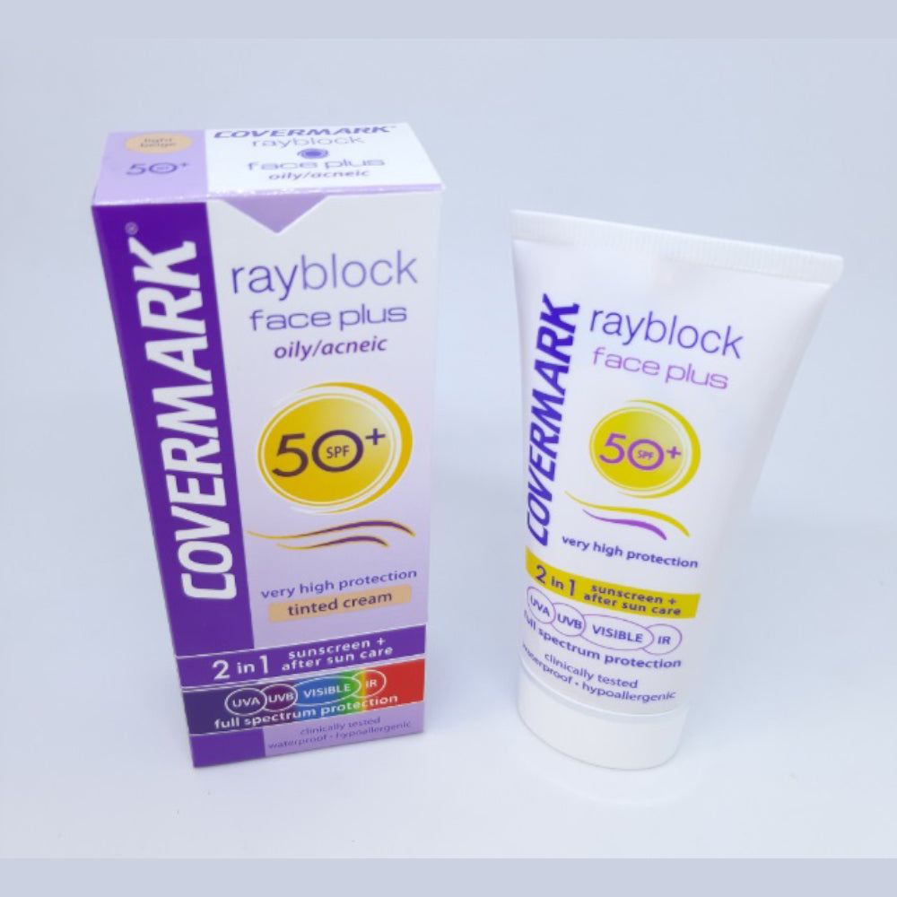 Covermark Rayblock Face Plus Visible Oily Acneic SPF50+ 50ml Covermark Rayblock Face Plus Visible Oily Acneic SPF50+ 50ml