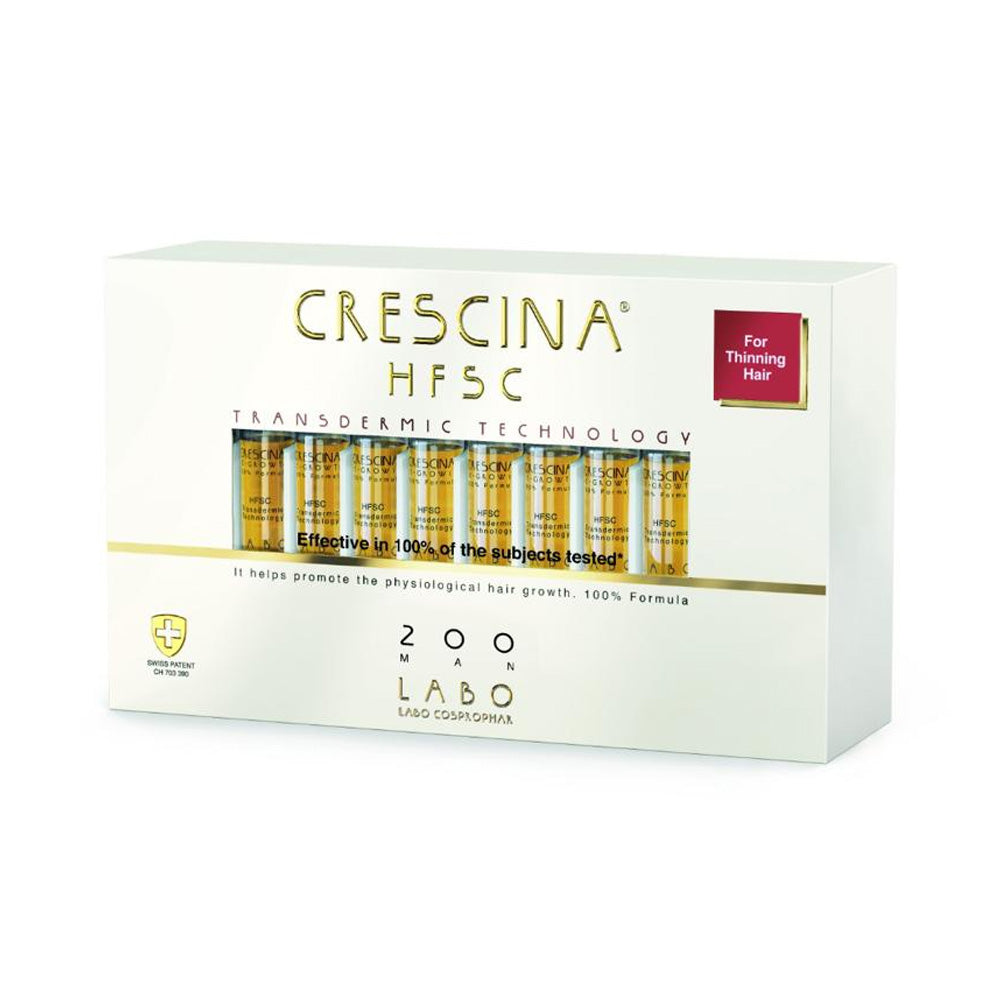 Crescina HFSC Transdermic 200 Men Ampoules 20 x 3.5 ml