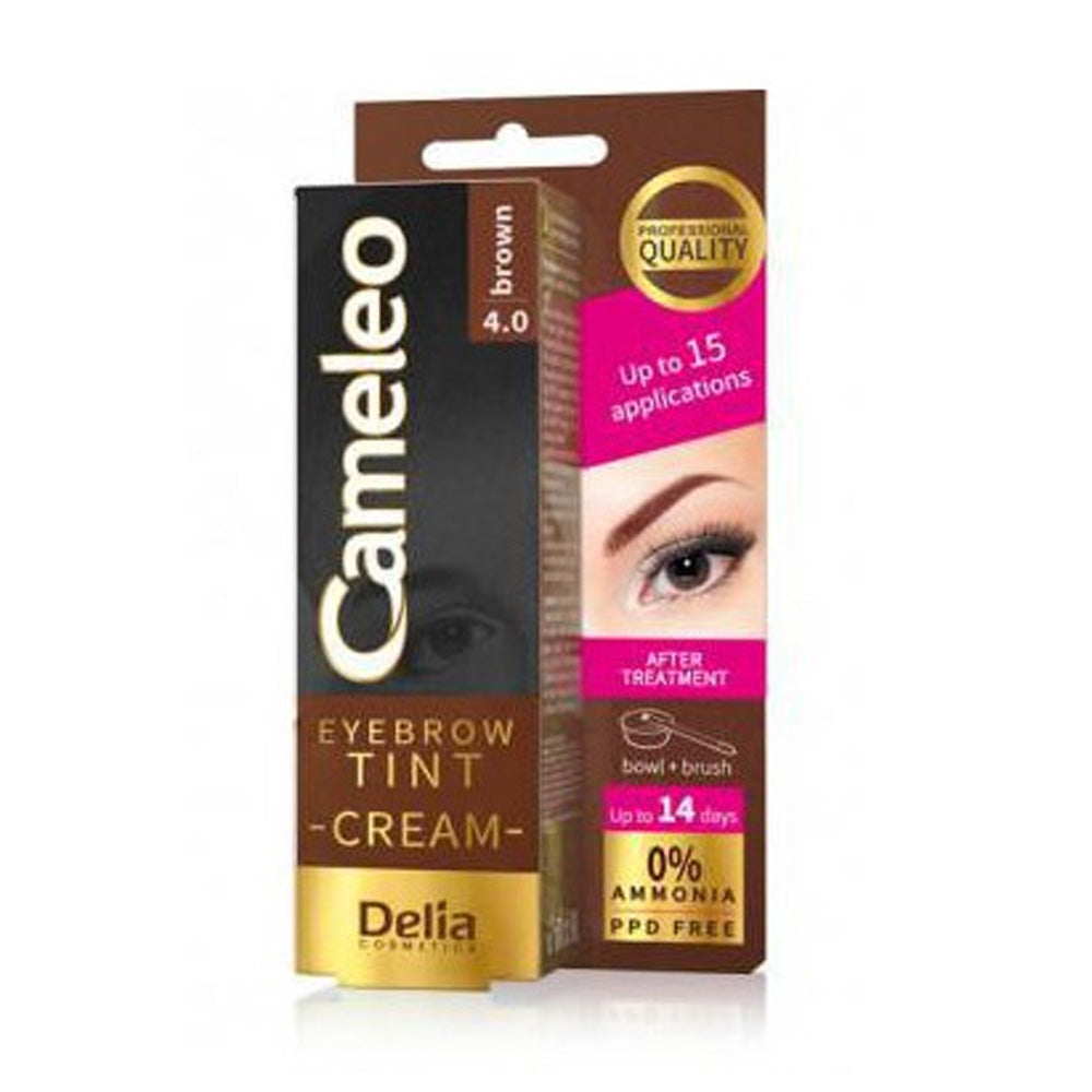 Delia Cameleo Sourcil Coloration Crème 4.0 Marron 15ml Delia Cameleo Sourcil Coloration Crème 4.0 Marron 15ml