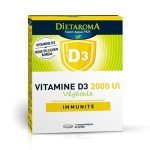 Dietaroma Vitamine D3 2000 UI Végétale 40 Comprimes