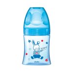 Dodie Biberons Sensation+ Anti-Coliques Bleu Ourson Tétine Plate Débit 0-6m 150ml