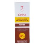 Orfine Écran Solaire en Crème Teintée Spf50