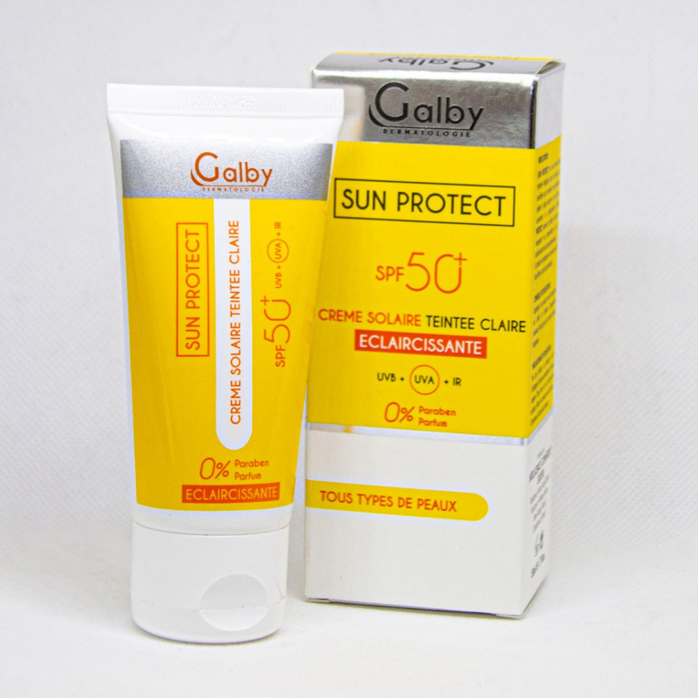 Galby sun protect écran solaire teinte claire SPF50+ 50ml