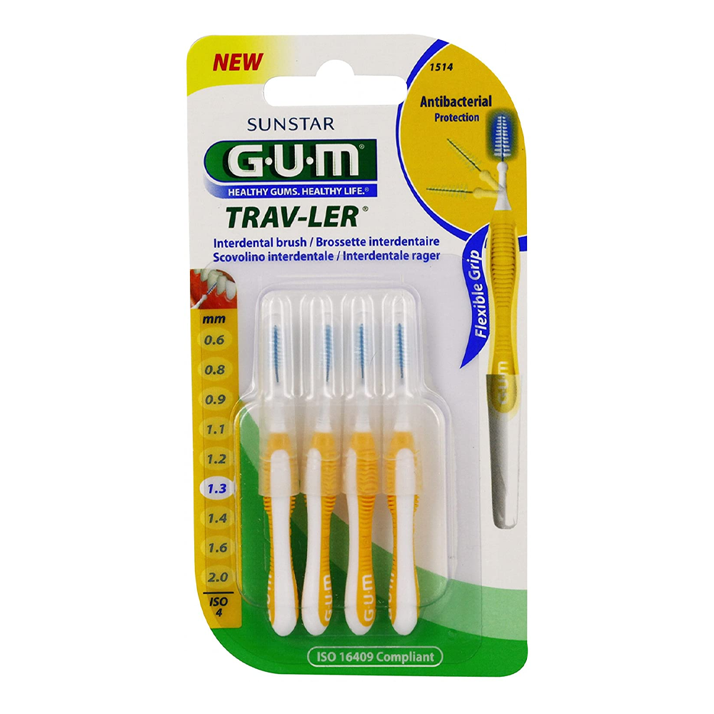 Gum PROXABRUSH TRAV-LER Brossette Interdentaire 1,3mm (1514)