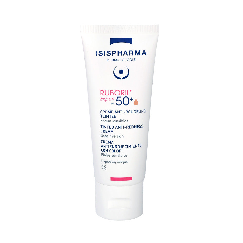 Isispharma Ruboril Expert SPF50+ Crème Anti-Rougeurs Teintée Peaux Sensibles 40ml