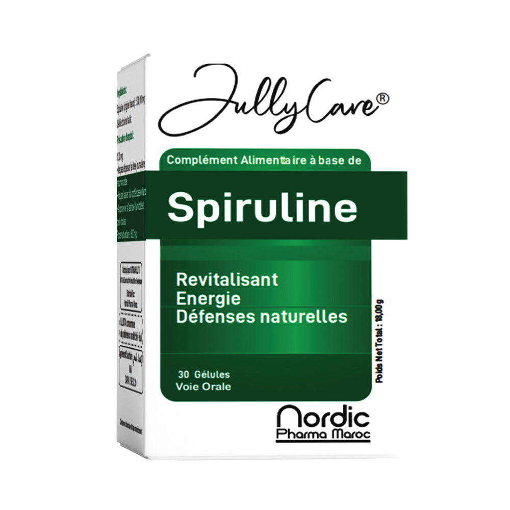 JullyCare Spiruline 30 Gélules JullyCare Spiruline 30 Gélules