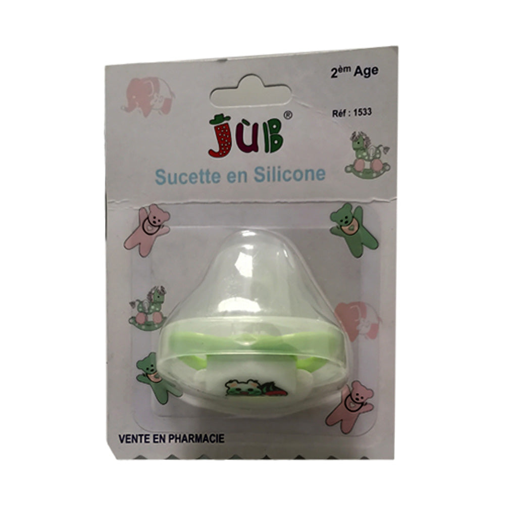 Juniors Sucette En Silicone Jub 2 Eme Age +Couvercle