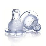 Nuby 2 tétines Silicone Col Standard 0/12 Mois ID0024