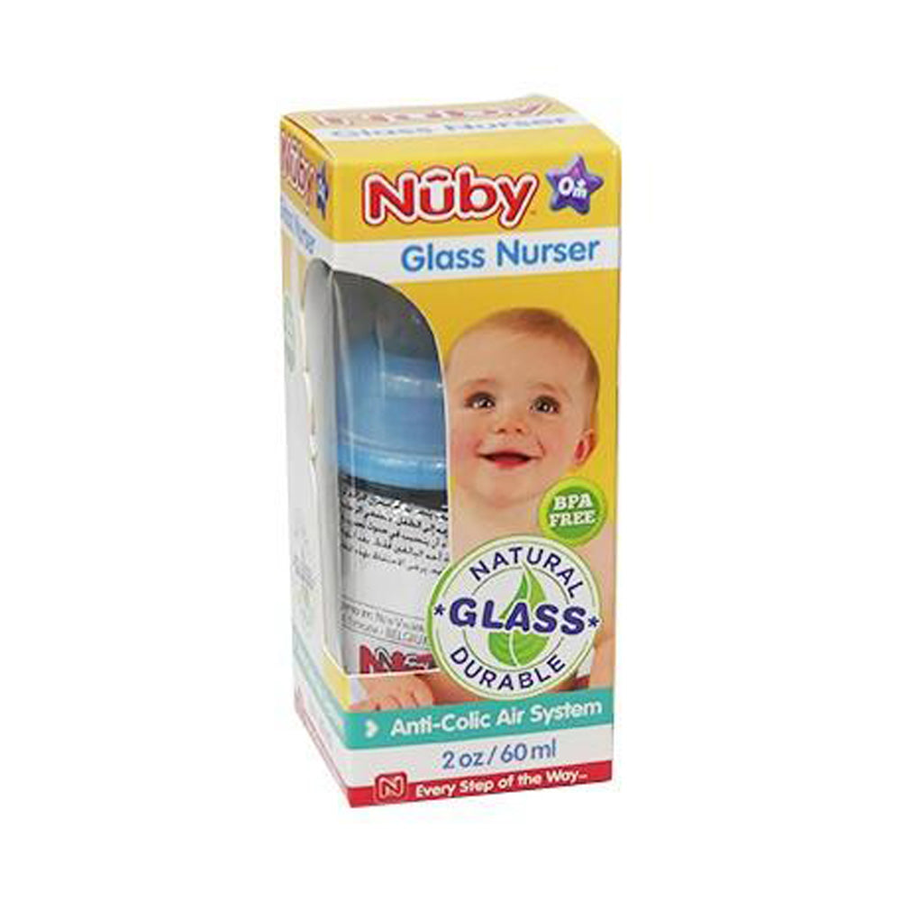 Nuby Biberon En Verre Col Standard +0 Mois 60Ml ID1177 Nuby Biberon En Verre Col Standard +0 Mois 60Ml ID1177