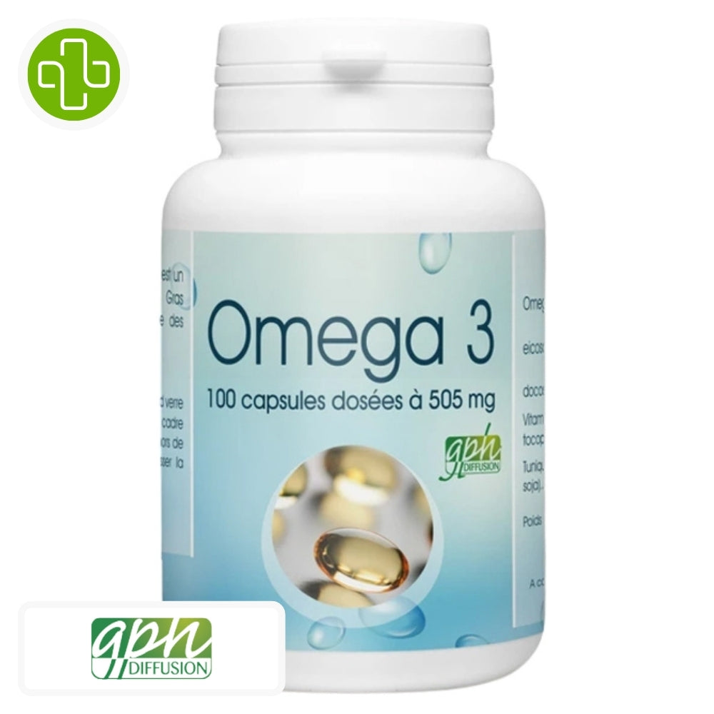 GPH Diffusion Oméga 3 – 100 Capsules GPH Diffusion Oméga 3 – 100 Capsules