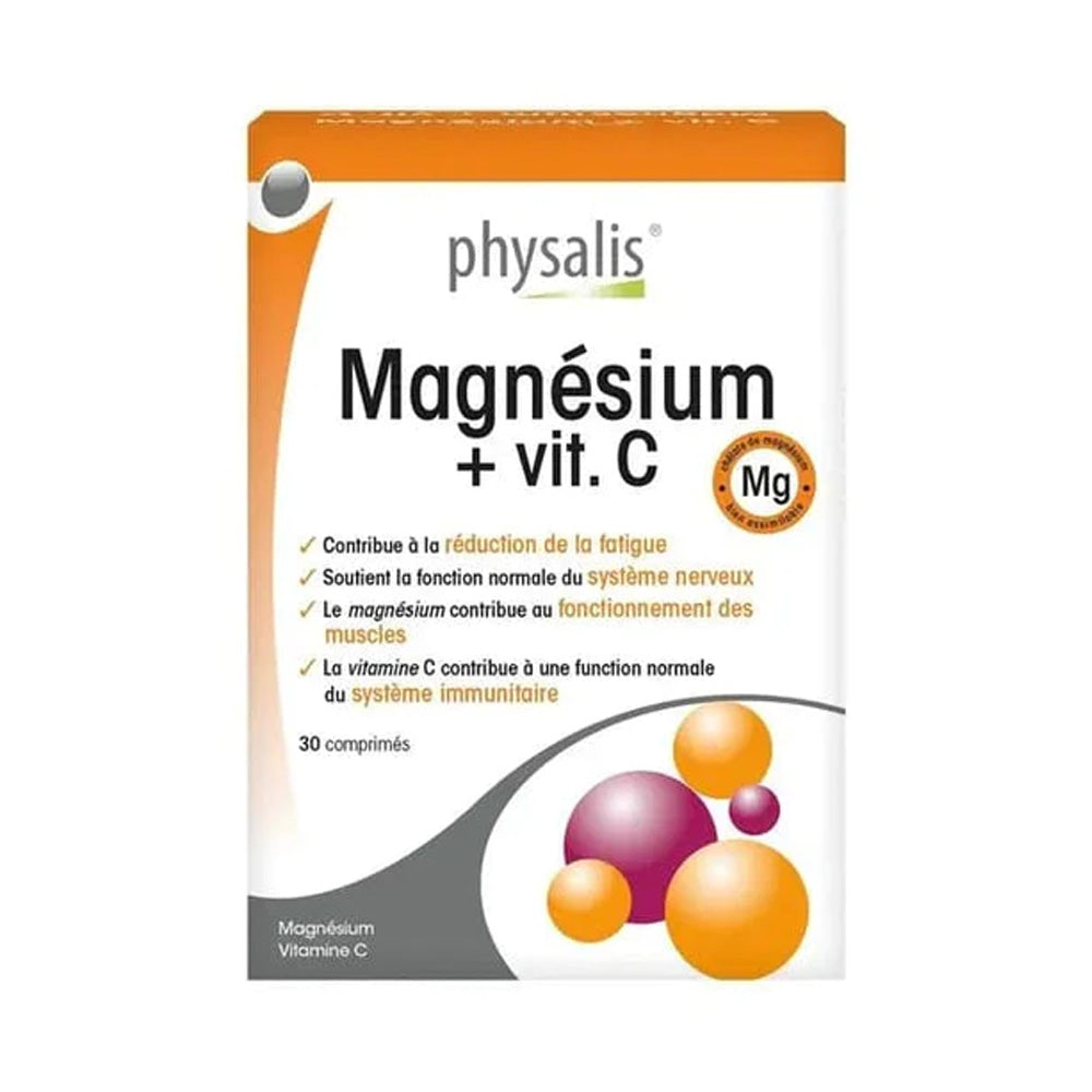 Physalis Magnésium + Vit C 30 Comprimés