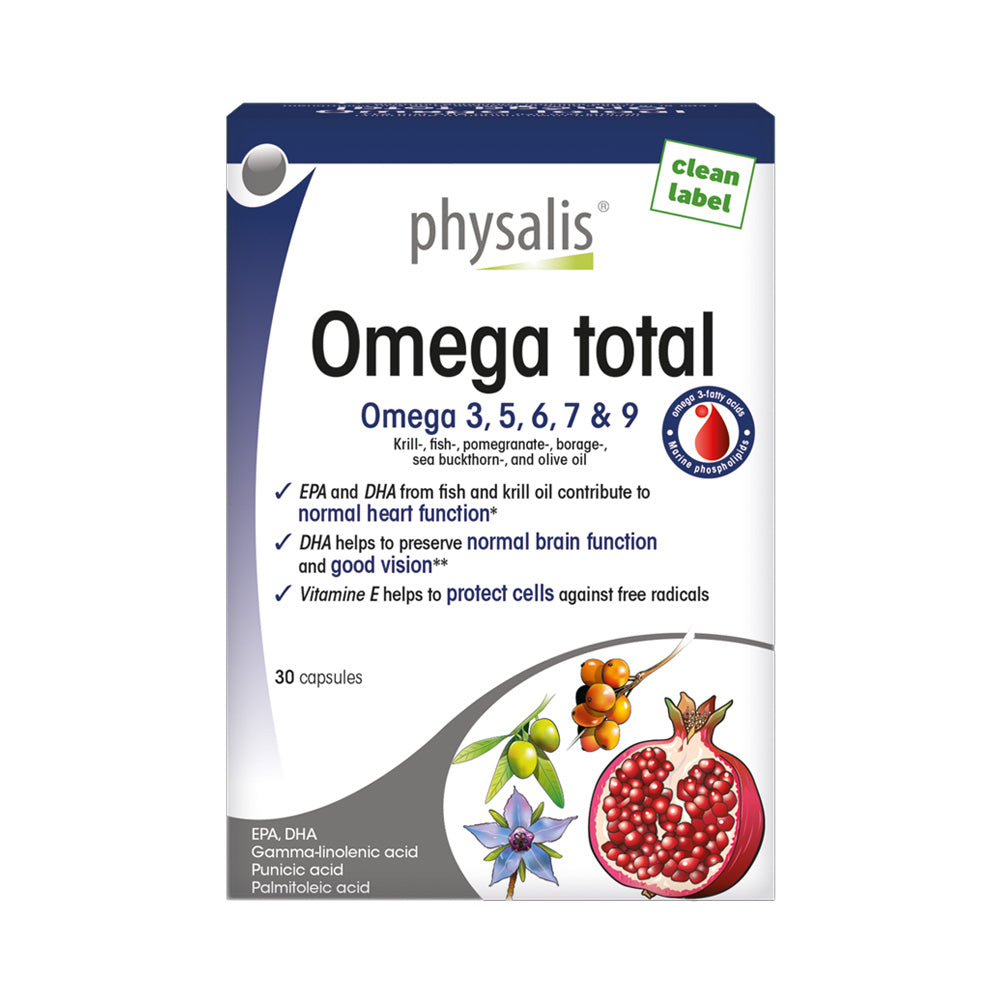 Physalis Oméga Total 3.5.6.7 & 9 30 Capsules