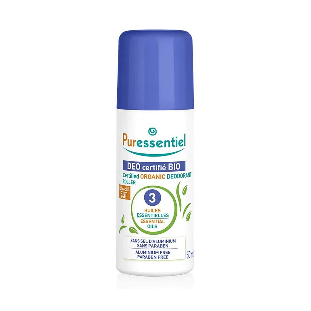 Puressentiel Déodorant à bille certifié BIO roll-on 50ml