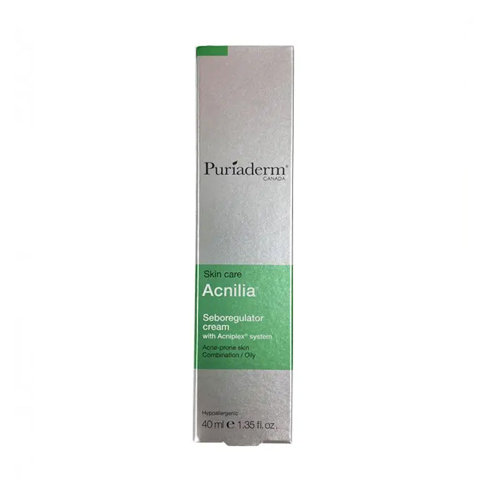 Puriaderm Acnilia Crème Sébo Régulatrice 40ml Puriaderm Acnilia Crème Sébo Régulatrice 40ml