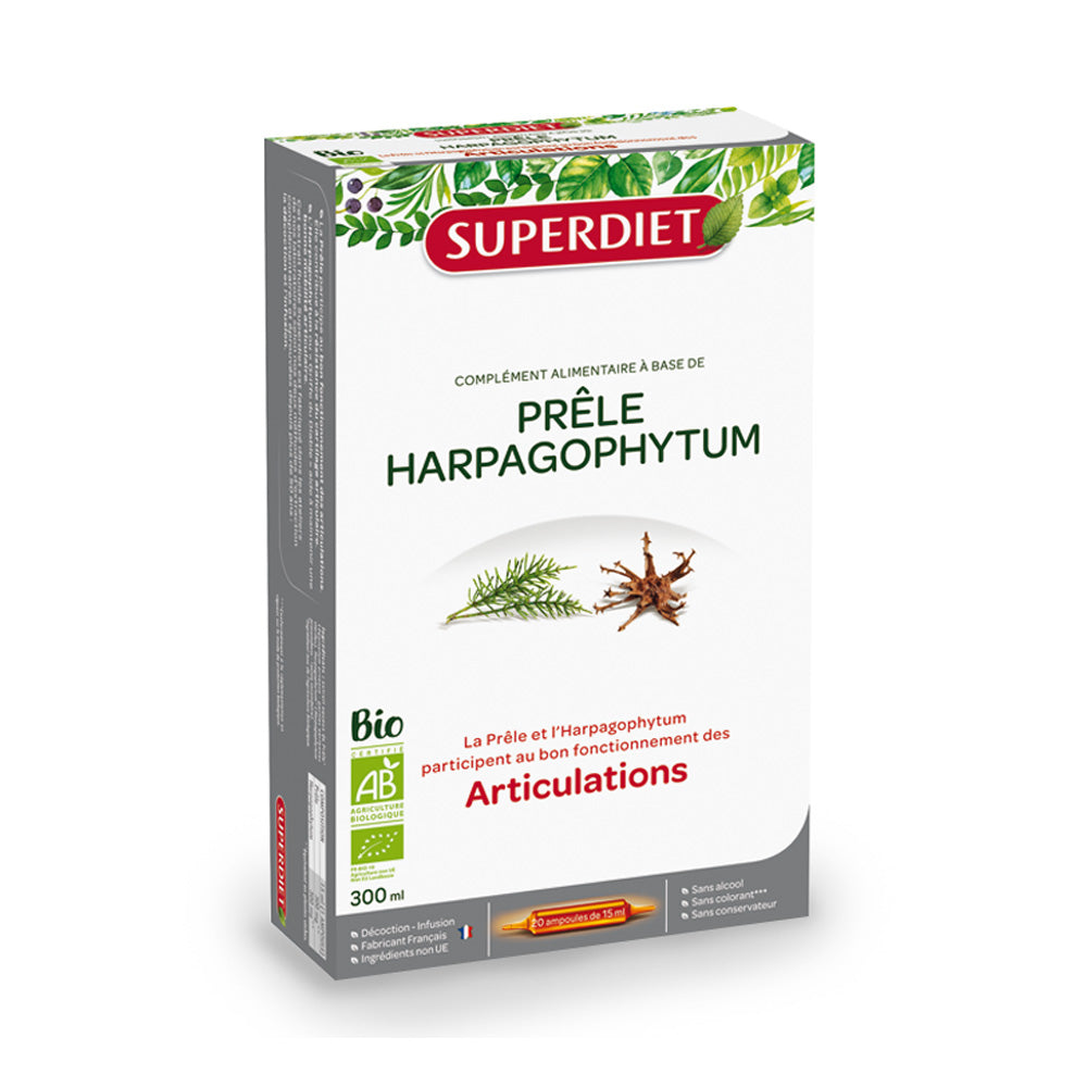 Super Diet Prele Harpagophytum Articulation 20 Ampoules*15ml