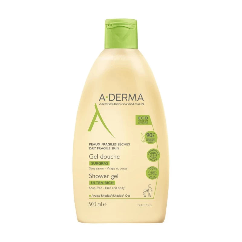 A-Derma Gel Douche Surgras Ultra Rich 500ml