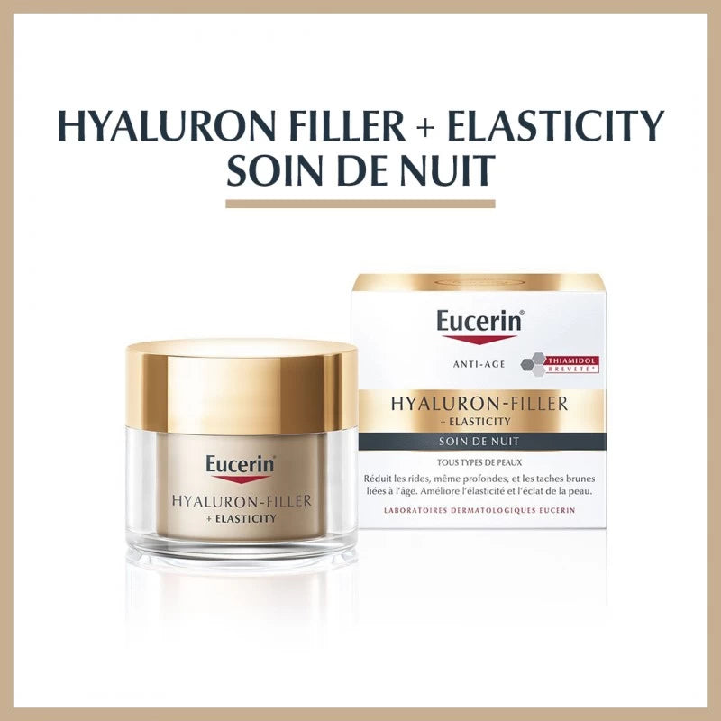 Eucerin HYALURON-FILLER + ELASTICITY Soin de Nuit 50 ml Eucerin HYALURON-FILLER + ELASTICITY Soin de Nuit 50 ml