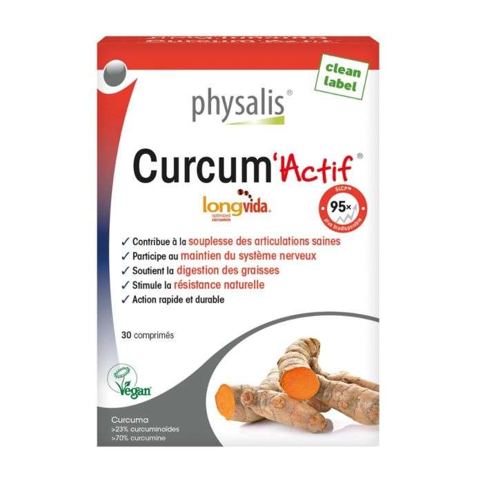 Physalis Curcum Actif 30 Comprimés