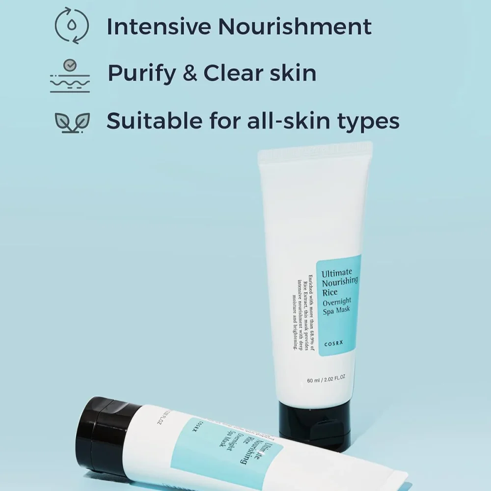 COSRX - Ultimate Nourishing Rice Overnight Spa Mask - 60ml