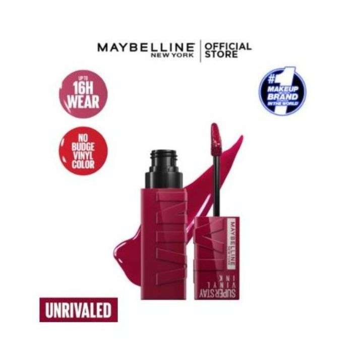 MAYBELLINE SUPERSTAY VINYL INK GLOSS 35 CHEEKY color 10