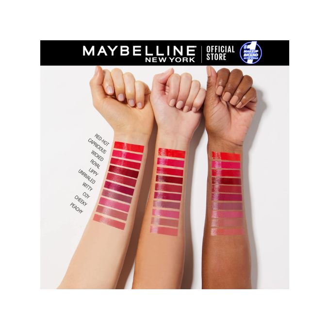 MAYBELLINE SUPERSTAY VINYL INK GLOSS 35 CHEEKY color 10