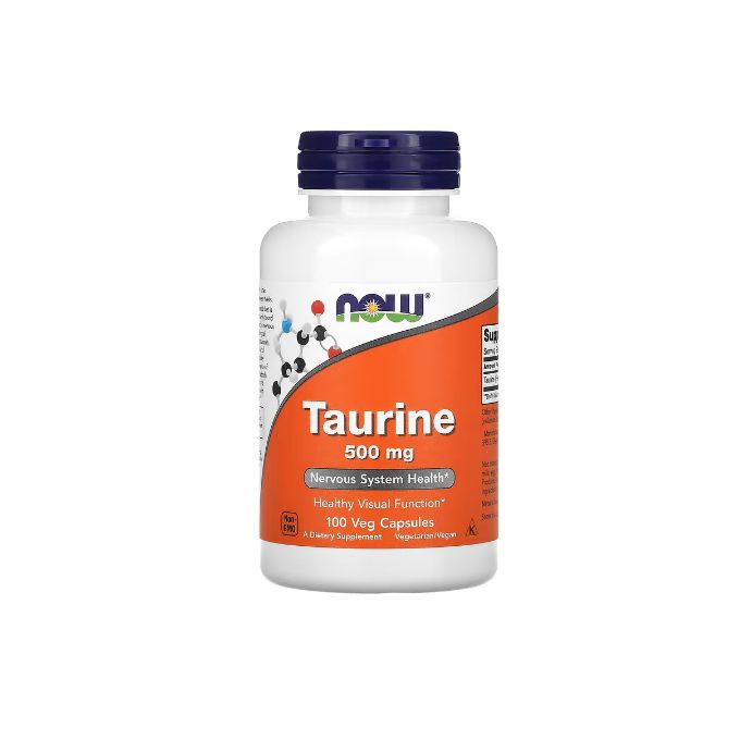 Now Foods Taurine, 500 mg 100 capsules