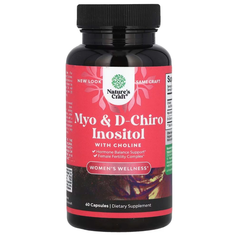 NATURE’S CRAFT Myo & D-Chiro Inositol women’s wellness* 60 capsules