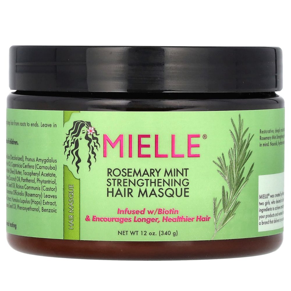 MIELLE ROSEMARY MINT MASQUE CAPILLAIRE FORTIFIANT MENTHE ET ROMARIN 340G