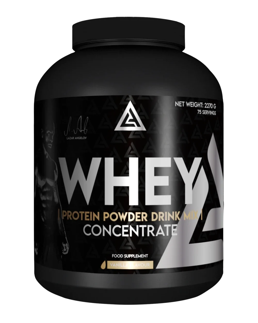 Lazar Angelov Whey Protein VANILLA FLAVOURED2.27kg