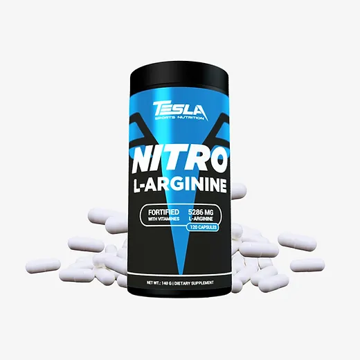 Tesla Sports Nutrition Nitro L-Arginine 5286mg 120 Capsules