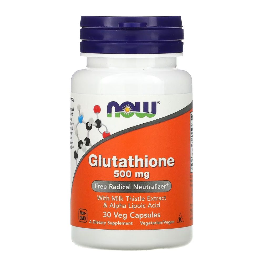 Now Foods Glutathione 500 mg 30 Capsules