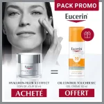 Pack Eucerin Hyaluron filler +3X Effect Soin De Jour 50ml + Ecran Oil Control Gel-Crème SPF50
