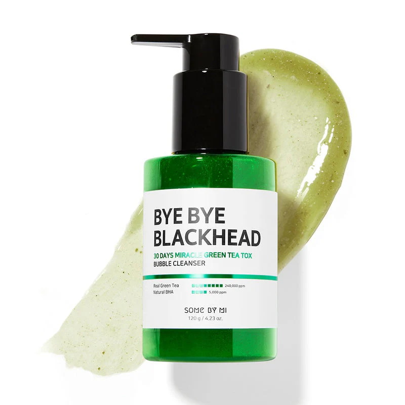 SOME BY MI  Bye Bye Blackhead 30 Days Miracle Green Tea Tox Mousse Exfoliante  120g