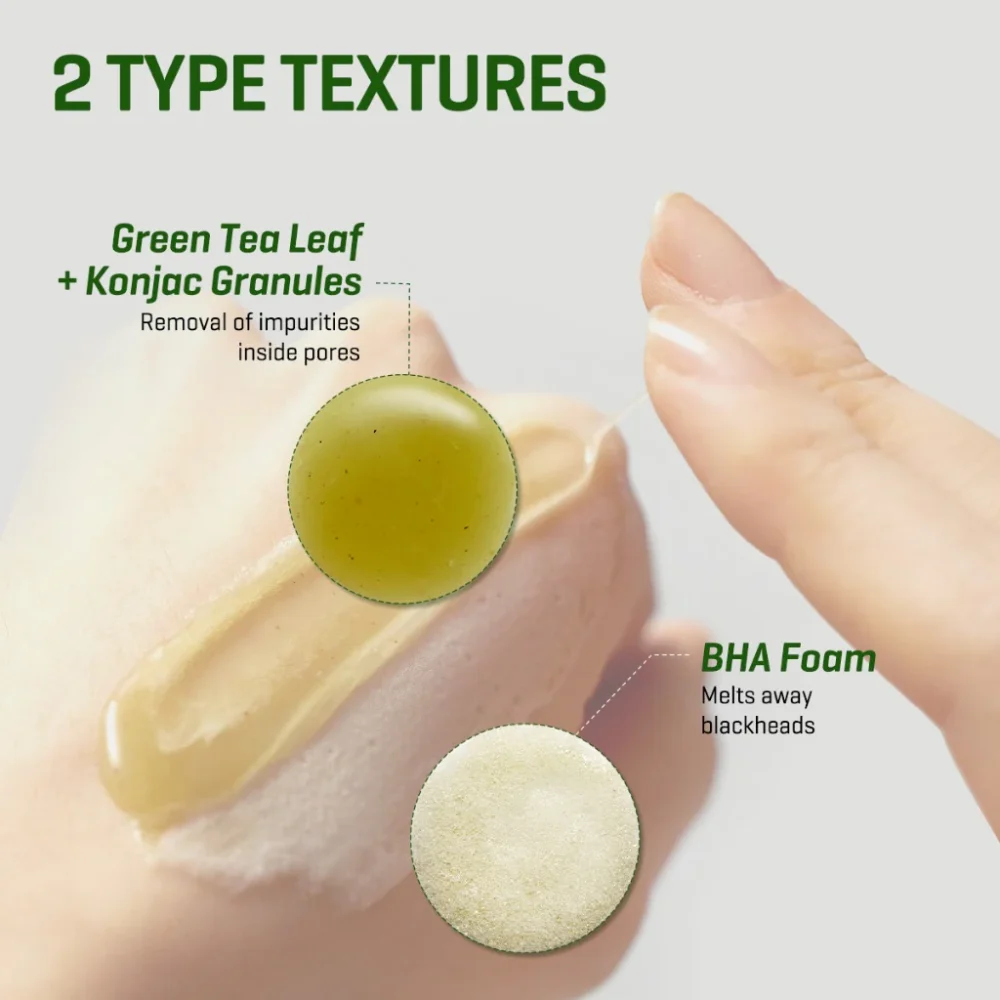 SOME BY MI  Bye Bye Blackhead 30 Days Miracle Green Tea Tox Mousse Exfoliante  120g