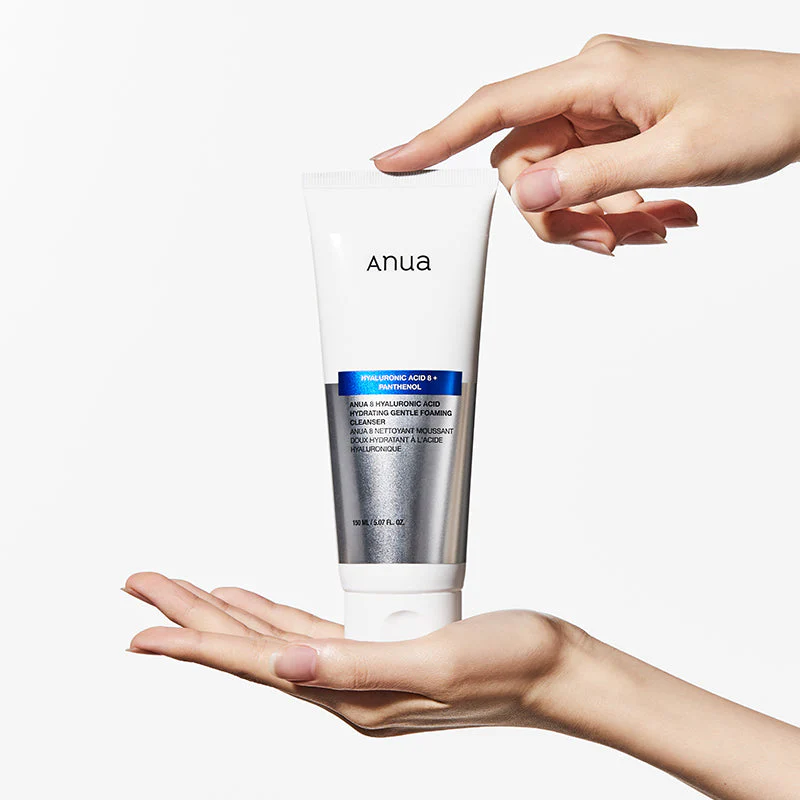 ANUA Hyaluronic Acid 8+ PANTHENOL Hydrating Gentle Foaming Cleanser - 150ml