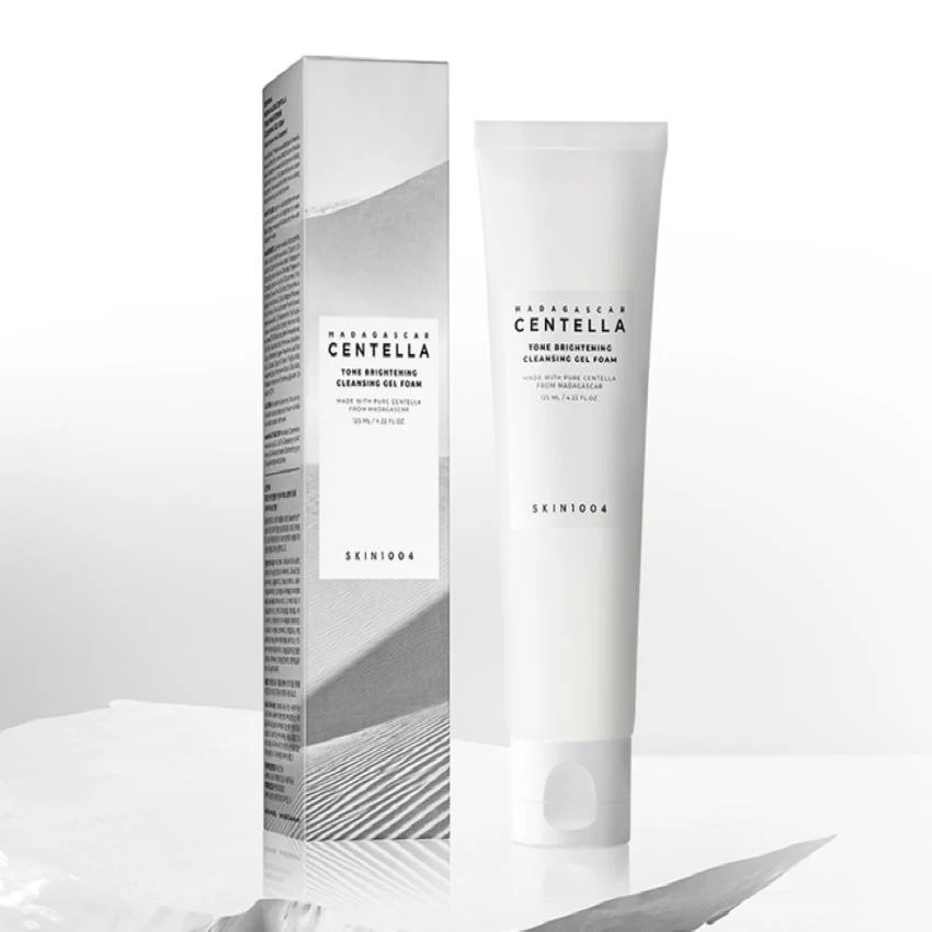 skin 1004 madagascar centella tone brightening cleansing gel foam 125ml