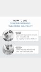 skin 1004 madagascar centella tone brightening cleansing gel foam 125ml