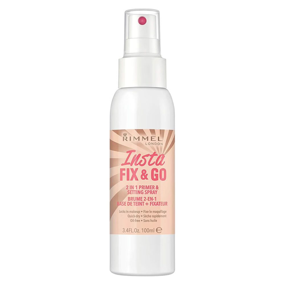 Rimmel Insta Fix & Go 2 IN 1 Primer Setting Spray BASE DE TEINT + FIXATEUR 100ml Rimmel Insta Fix & Go 2 IN 1 Primer Setting Spray BASE DE TEINT + FIXATEUR 100ml