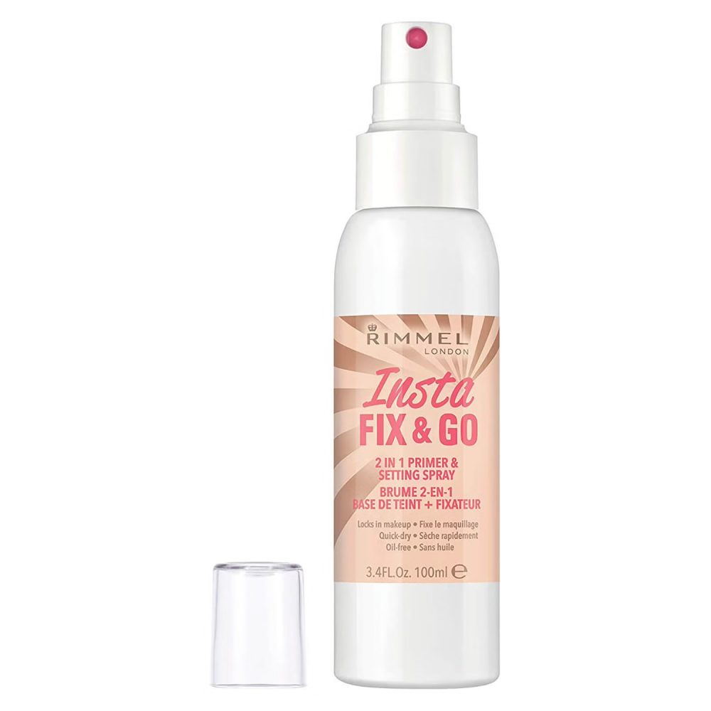 Rimmel Insta Fix & Go 2 IN 1 Primer Setting Spray BASE DE TEINT + FIXATEUR 100ml Rimmel Insta Fix & Go 2 IN 1 Primer Setting Spray BASE DE TEINT + FIXATEUR 100ml