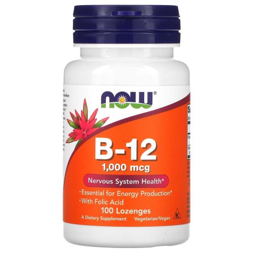 Now Foods vitamine B12  1000mcg 100pastilles