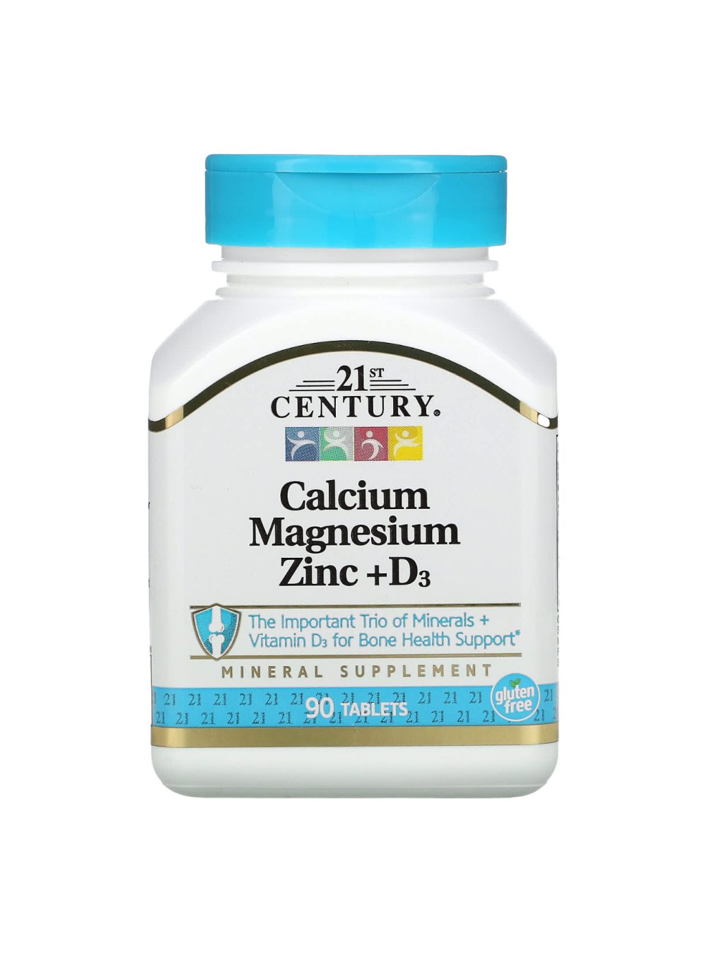 21 St Century Calcium Magnesium Zinc D3/90 Tablets