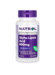 NATROL acide alpha lipoïque libération retardée 600mg 45 comprimés